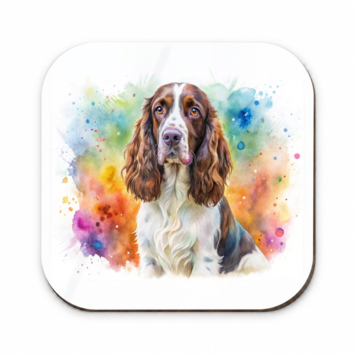 English Springer Spaniel Dog Watercolor Style Fridge Magnet