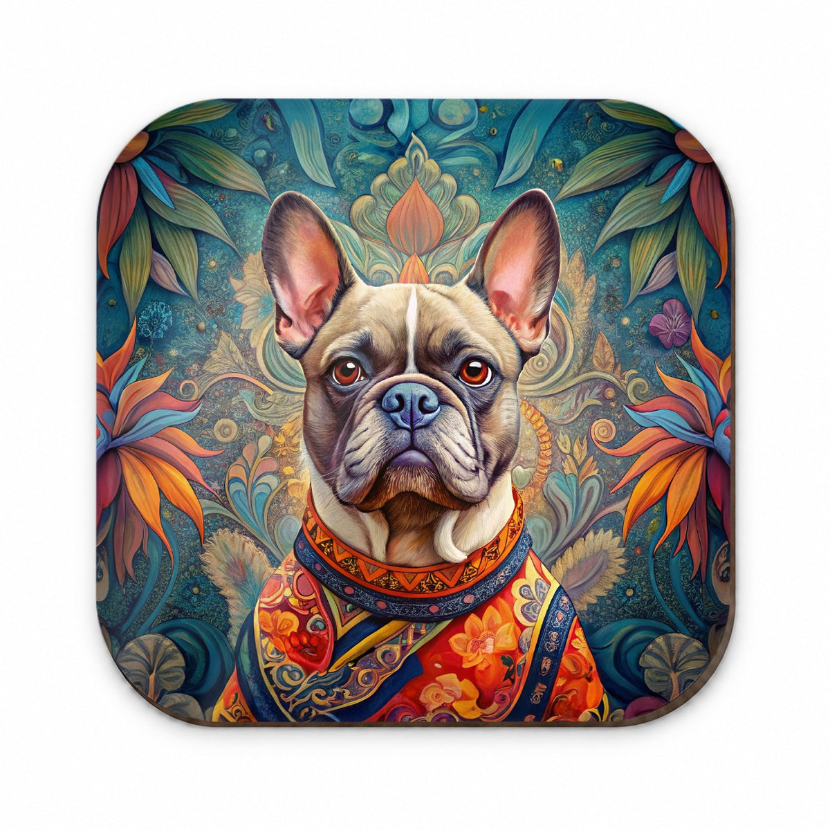 French Bulldog Frenchie Dog French Bohemian Art Fridge Magnet