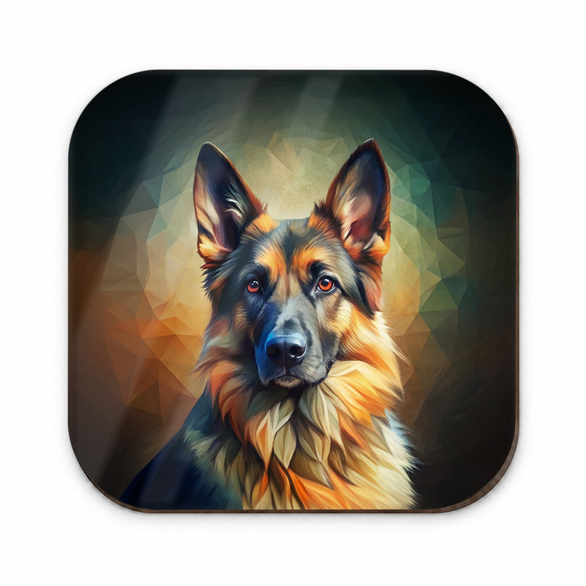 German Shepherd Dog Abstract Stylized Art Fridge Magnet