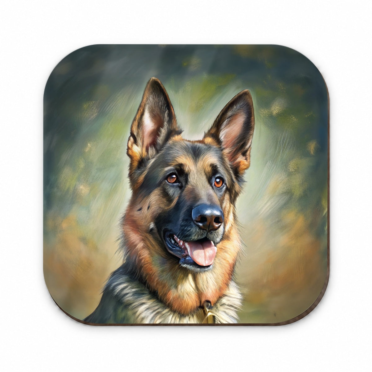 German Shepherd Dog Illustration Fridge Magnet