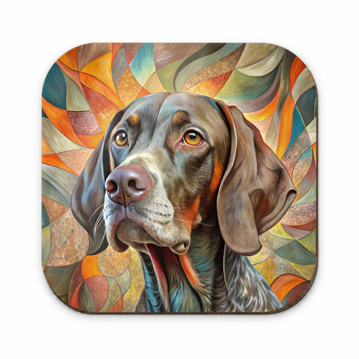 German Shorthaired Pointer Dog Abstract Art Fridge Magnet