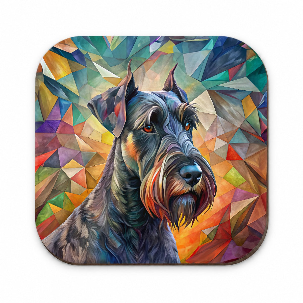 Giant Schnauzer Dog Abstract Art Fridge Magnet