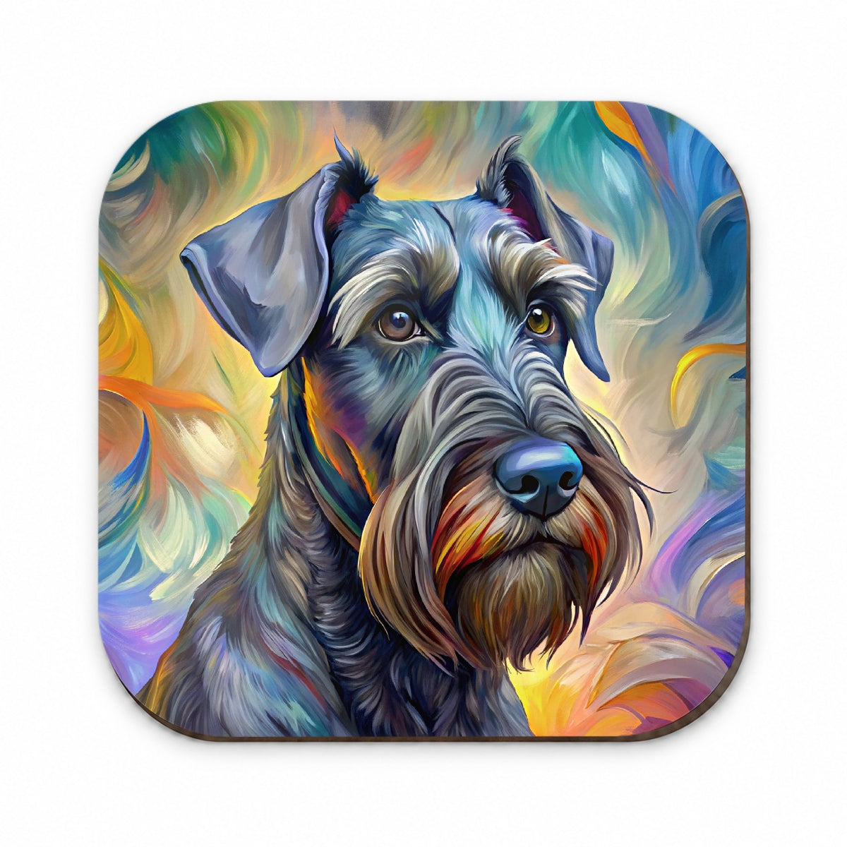 Giant Schnauzer Dog Expressionism Art Fridge Magnet
