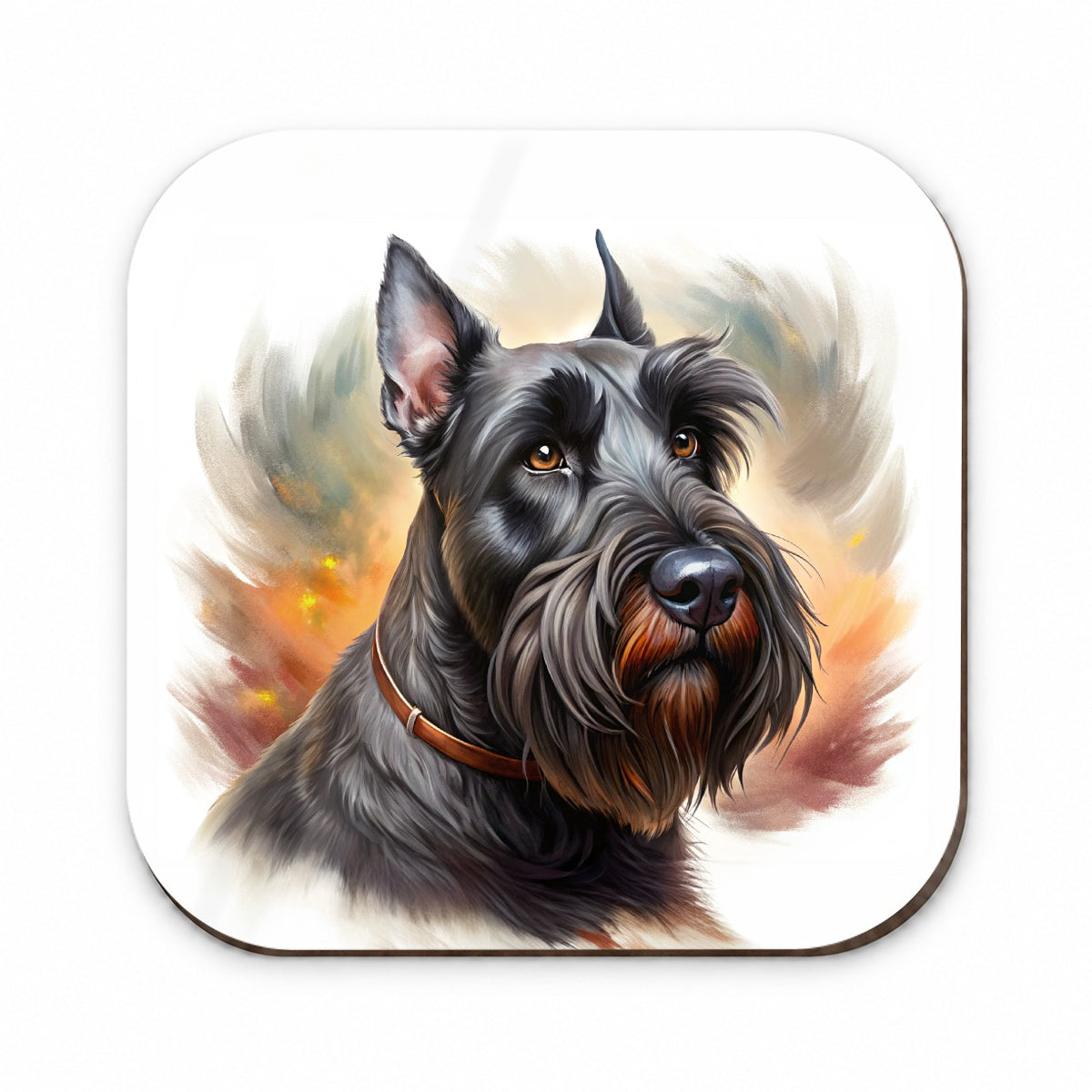 Giant Schnauzer Dog Illustration Fridge Magnet