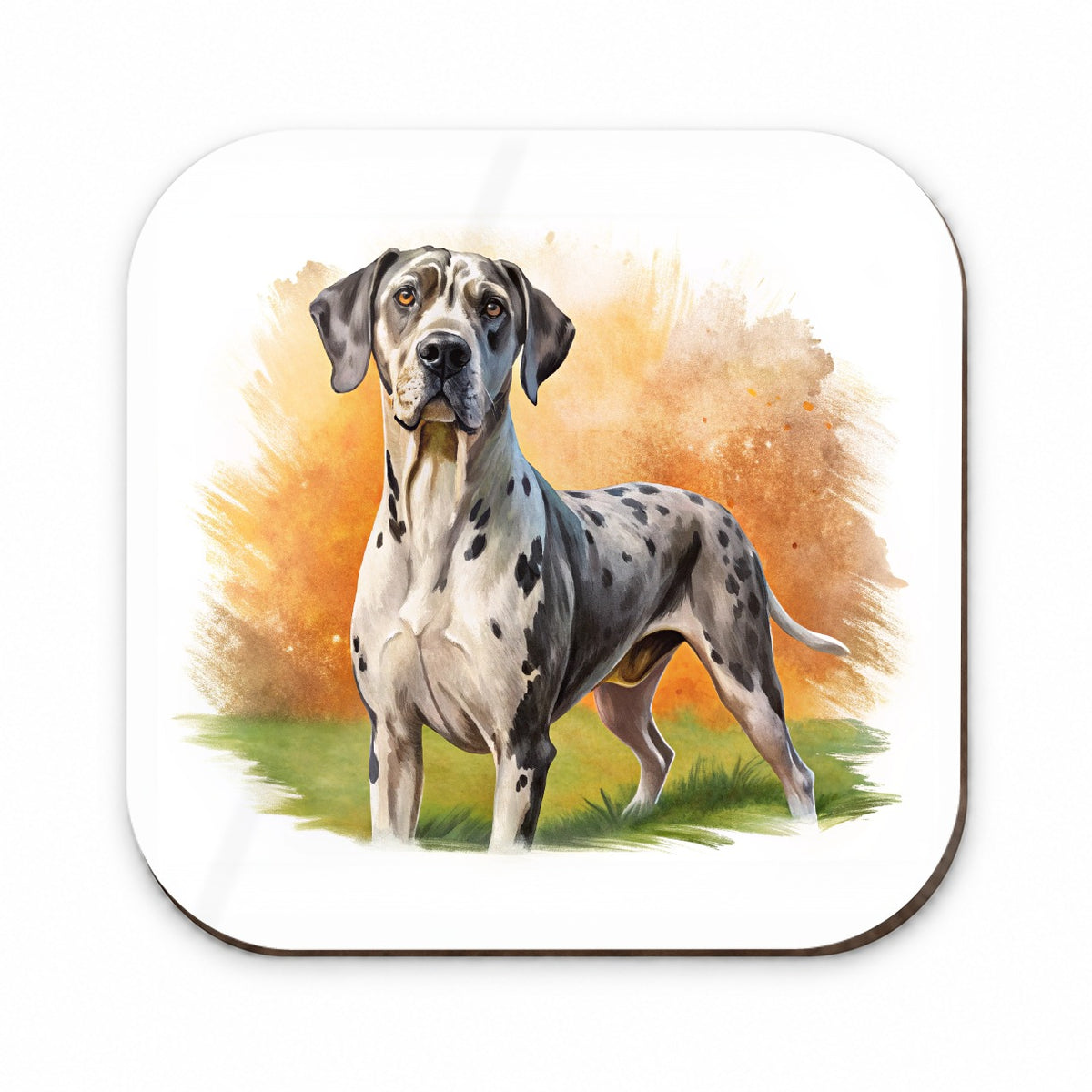 Great Dane Dog Illustration Fridge Magnet