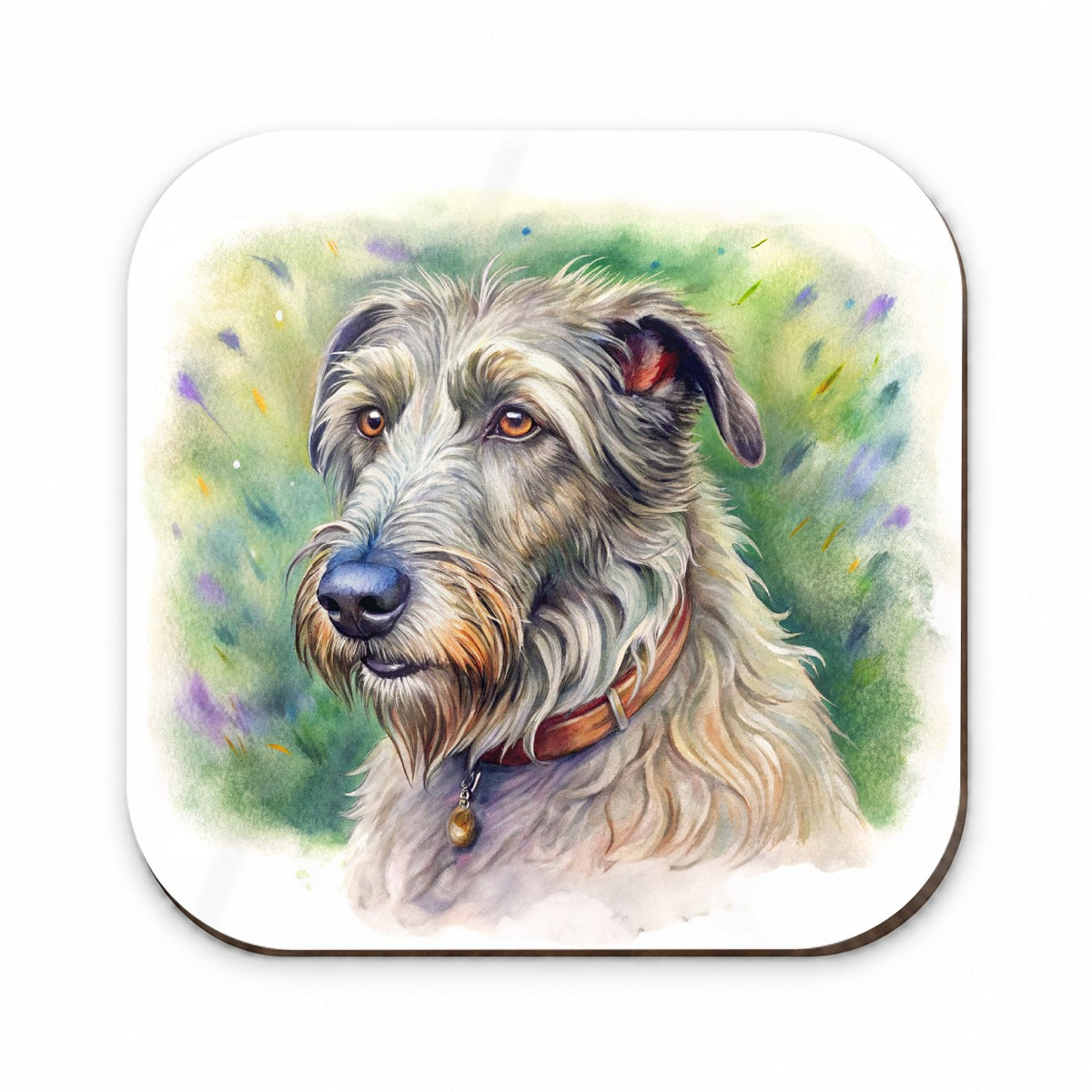 Irish Wolfhound Dog Illustration Fridge Magnet