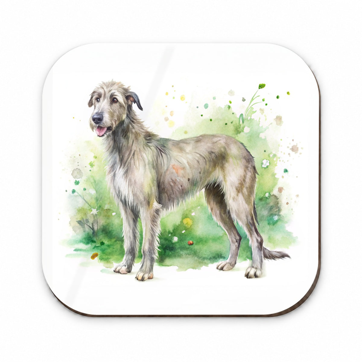 Irish Wolfhound Dog Watercolor Style Fridge Magnet