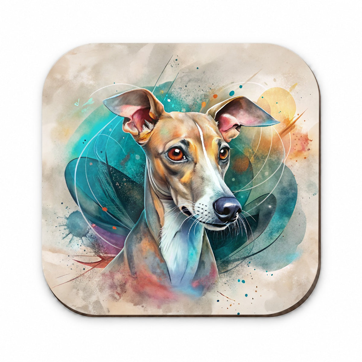 Italian Greyhound Dog Contemporary Art Fridge Magnet