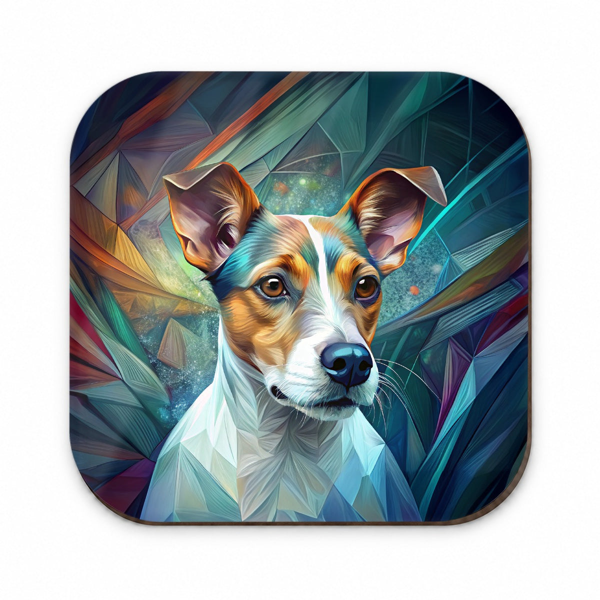 Jack Russell Terrier Dog Abstract Stylized Art Fridge Magnet