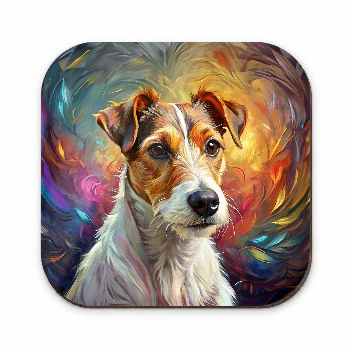 Jack Russell Terrier Dog Expressionism Art Fridge Magnet