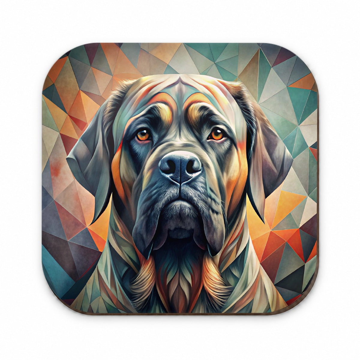 Mastiff Dog Abstract Stylized Art Fridge Magnet