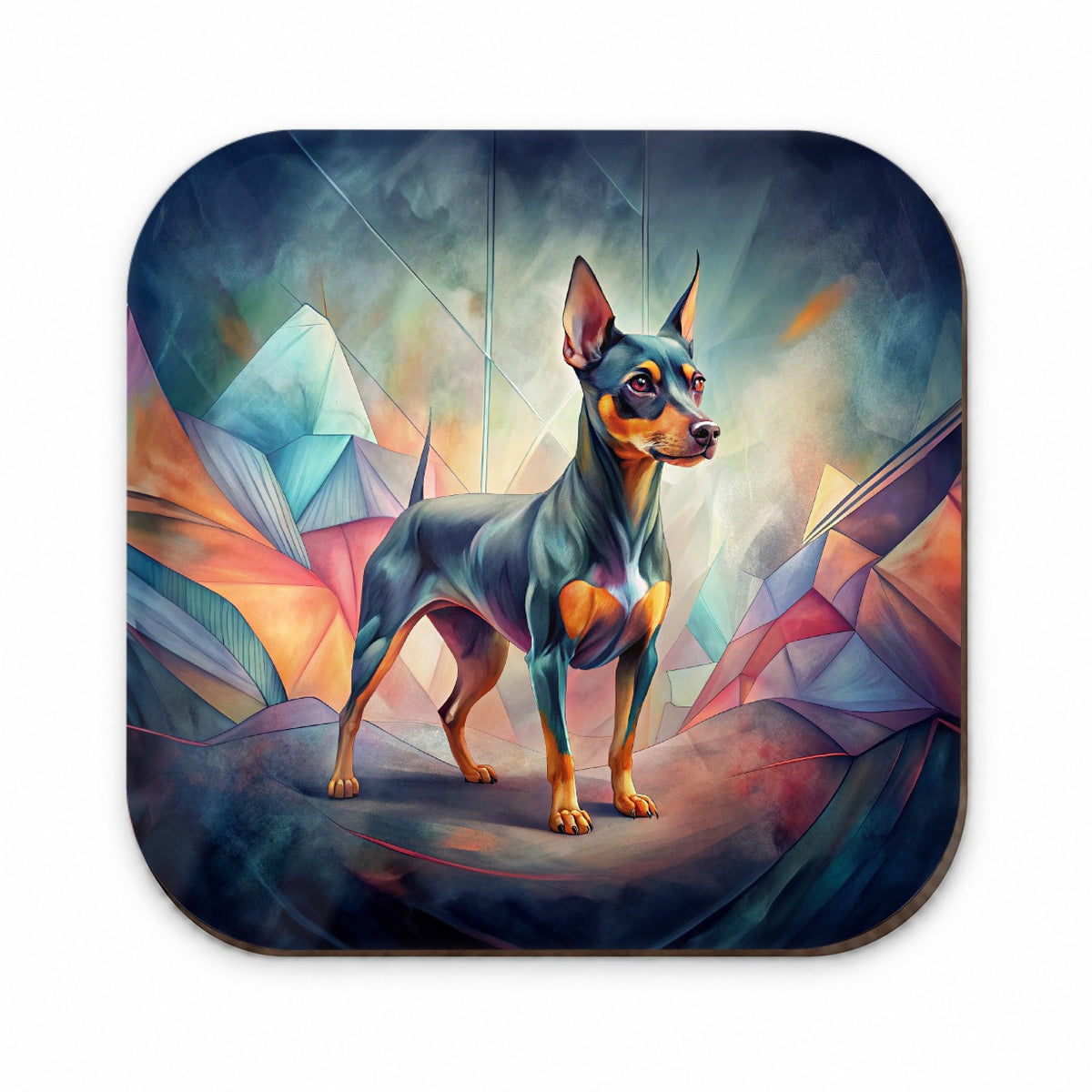 Miniature Pinscher Dog Contemporary Art Fridge Magnet