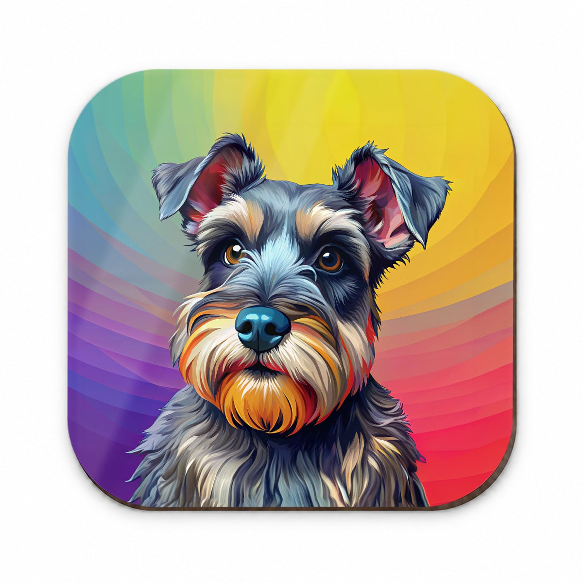 Miniature Schnauzer Dog Pop Art Fridge Magnet