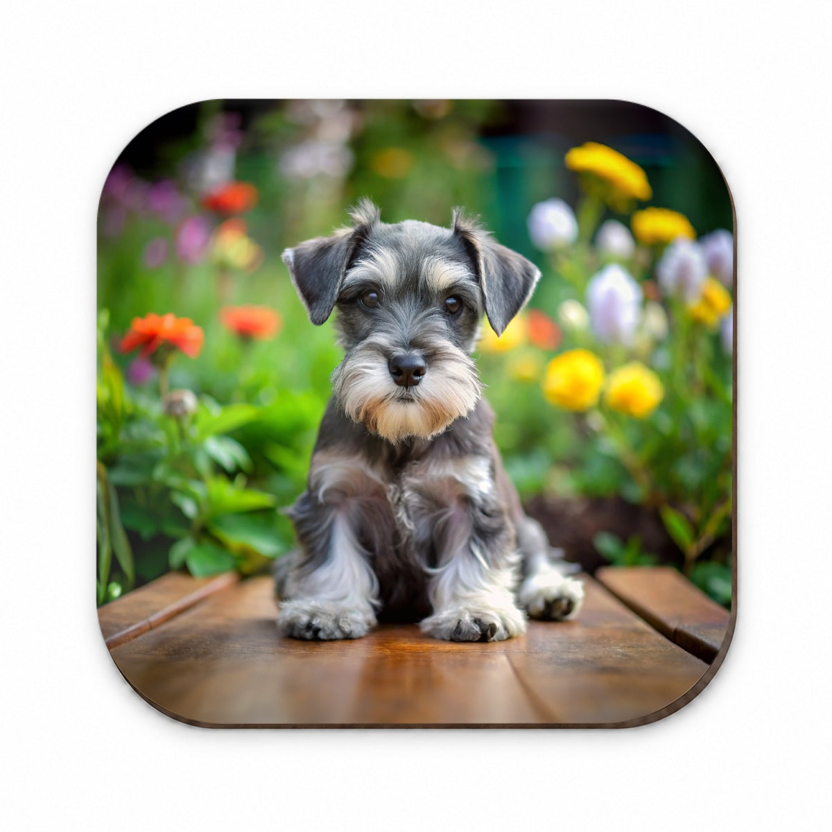 Miniature Schnauzer Dog Puppy Photo Fridge Magnet