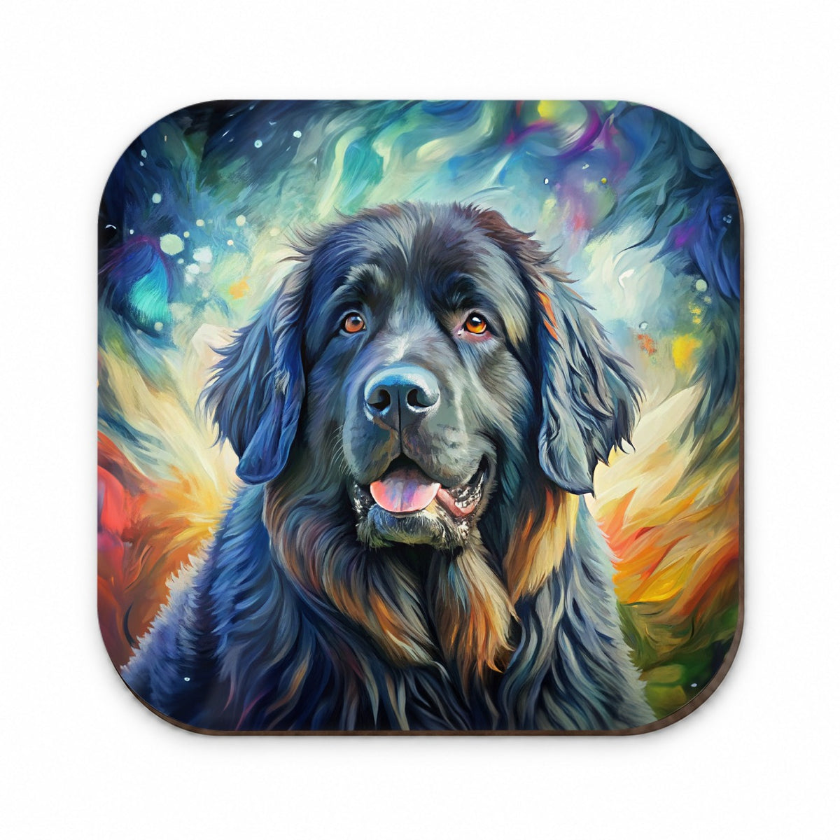 Newfoundland Dog Expressionism Art Fridge Magnet