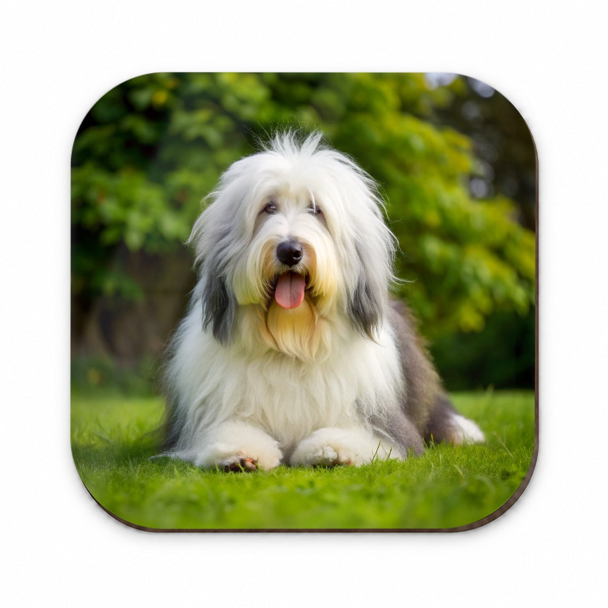Old English Sheepdog Dog Photo Fridge Magnet
