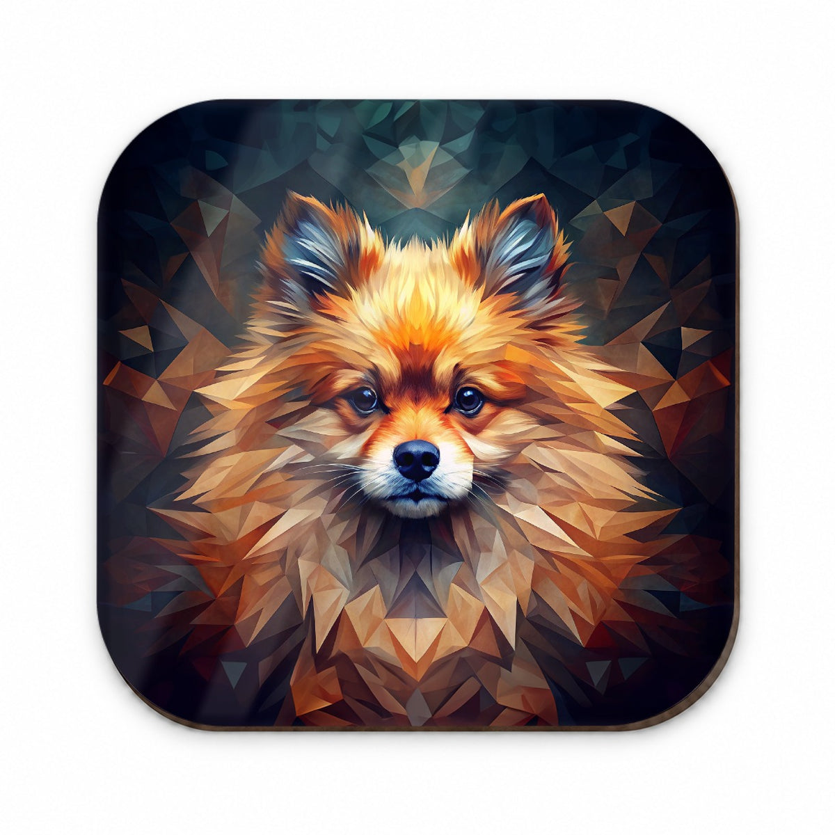 Pomeranian Dog Abstract Art Fridge Magnet