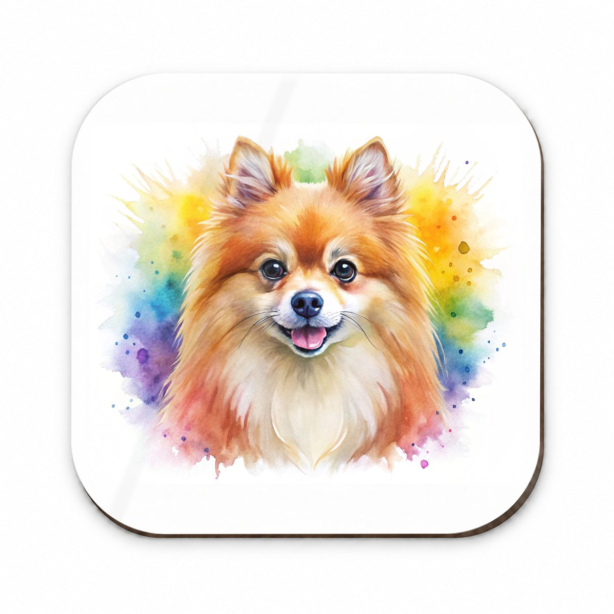 Pomeranian Dog Watercolor Style Fridge Magnet