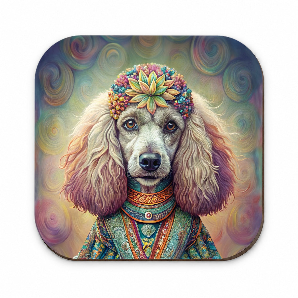 Poodle Dog Bohemian Art Fridge Magnet