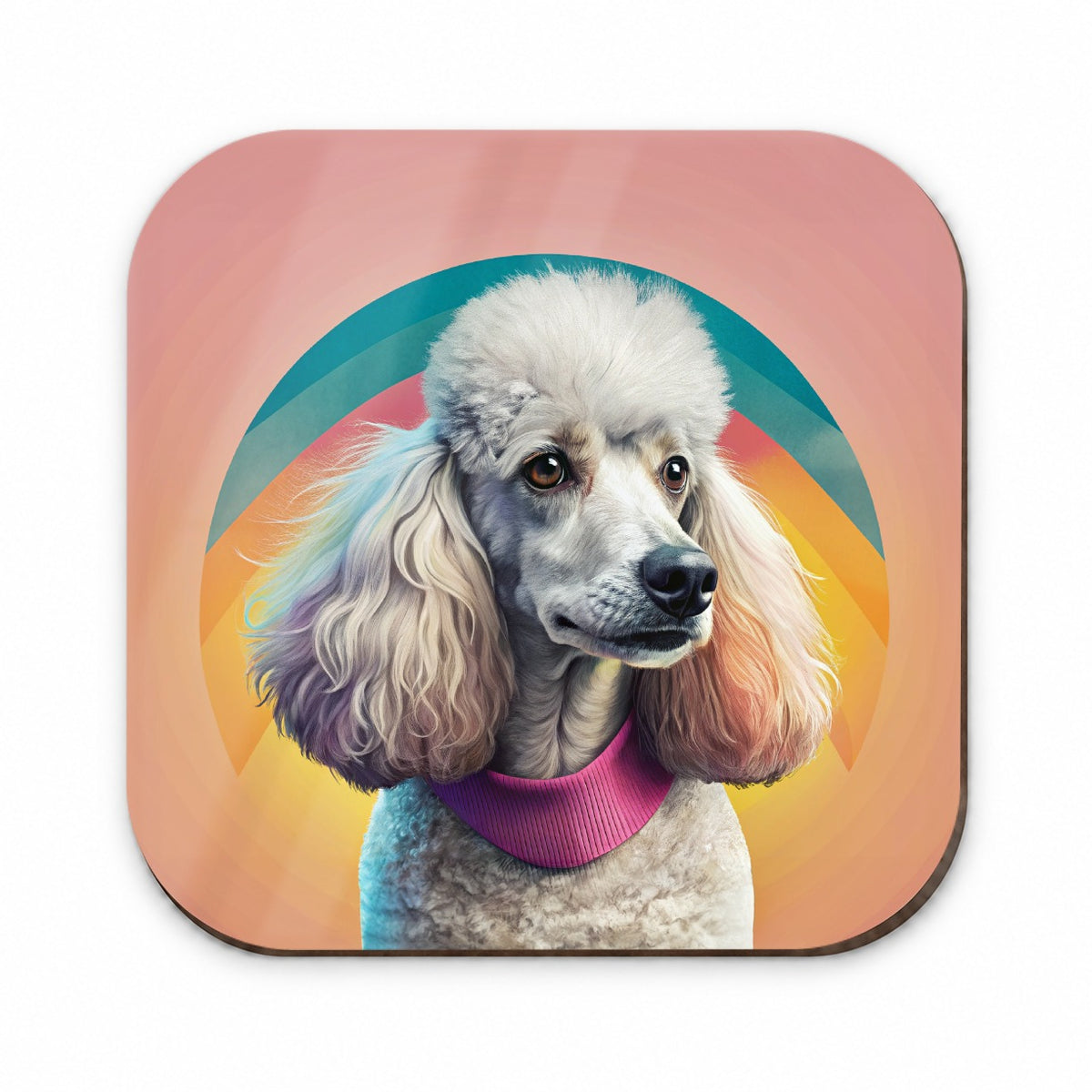 Poodle Dog Contemporary Art Fridge Magnet