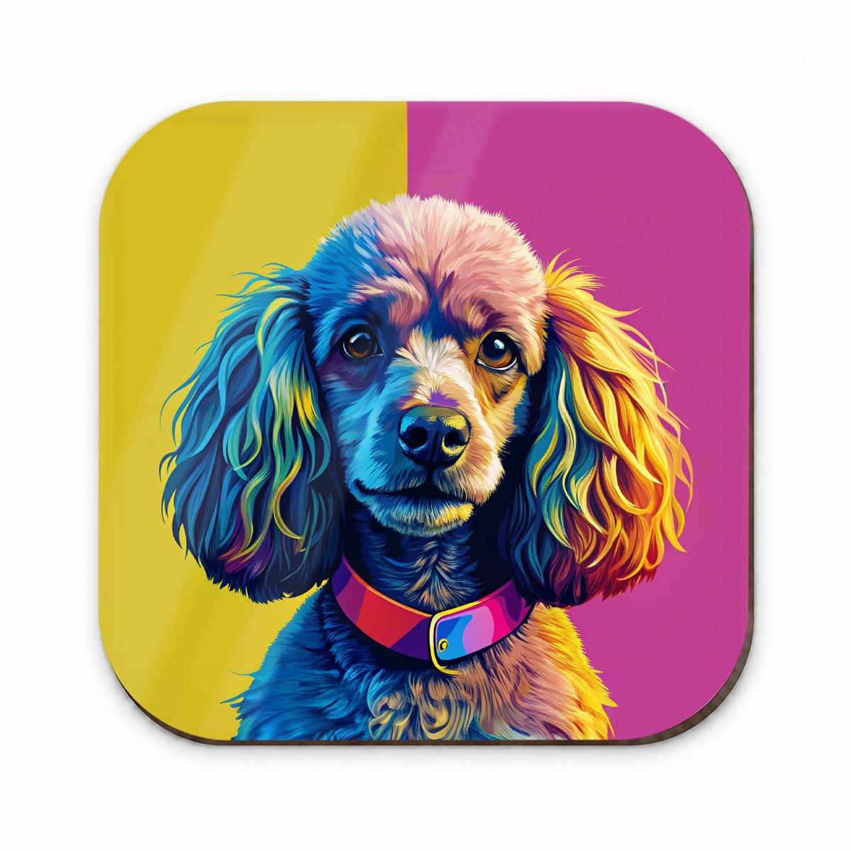 Poodle Dog Pop Art Fridge Magnet
