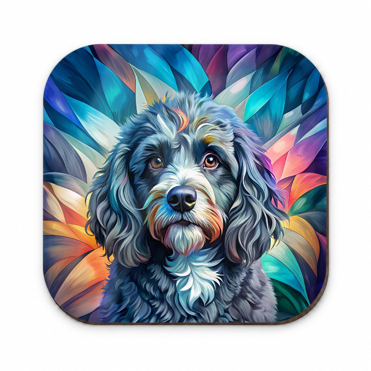 Portuguese Water Dog Contemporary Art Fridge Magnet