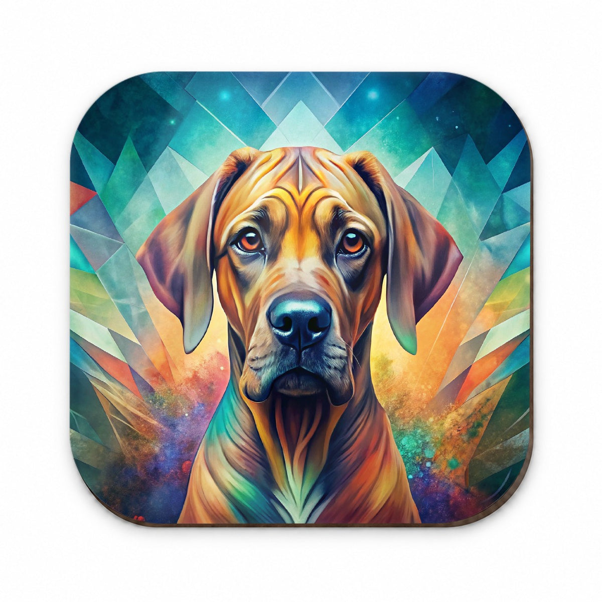 Rhodesian Ridgeback Dog Abstract Art Fridge Magnet