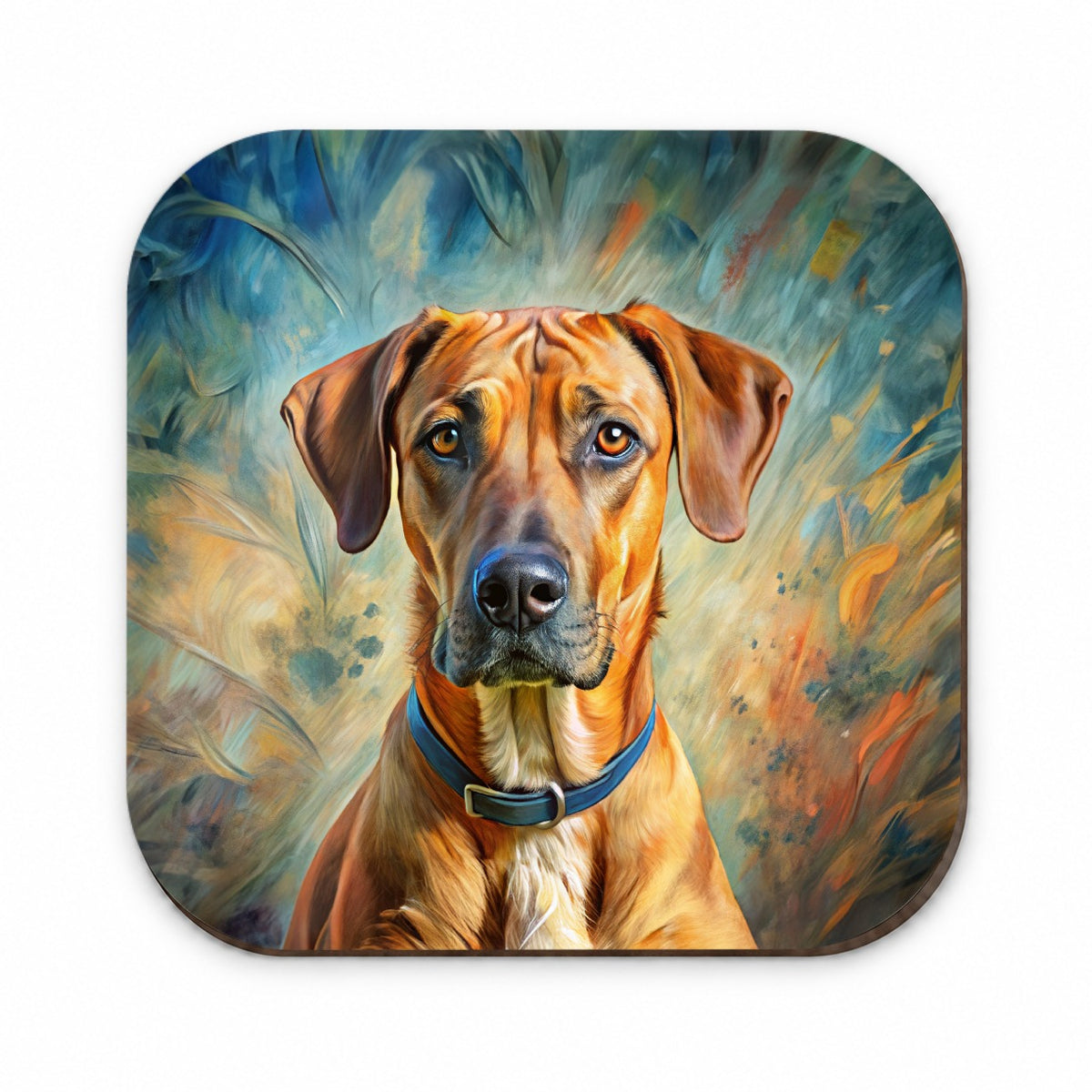 Rhodesian Ridgeback Dog Expressionism Art Fridge Magnet