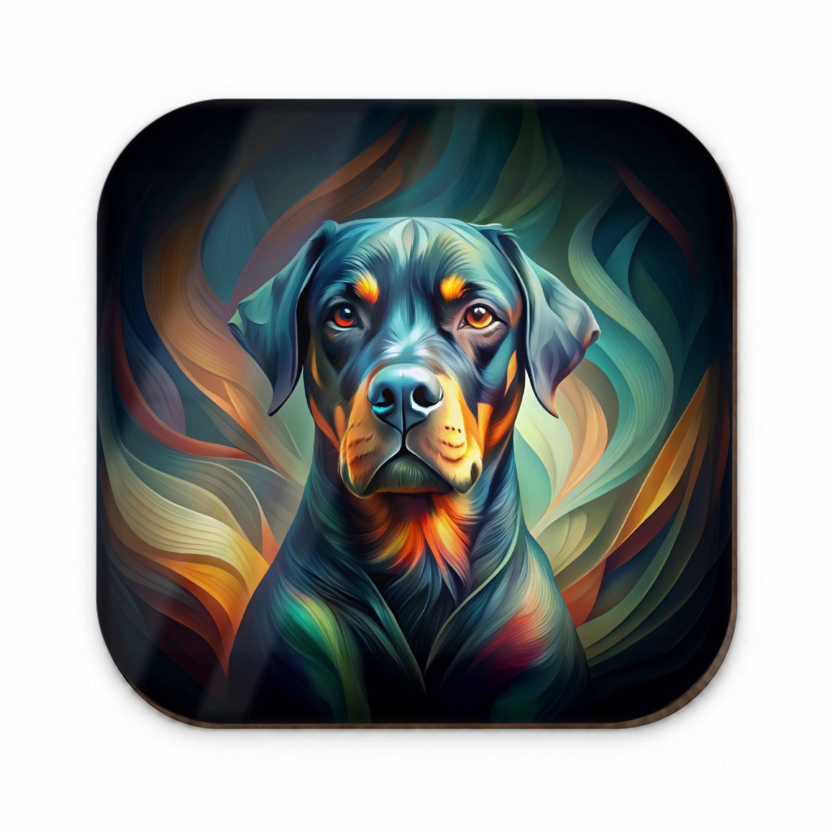 Rottweiler Dog Abstract Stylized Art Fridge Magnet