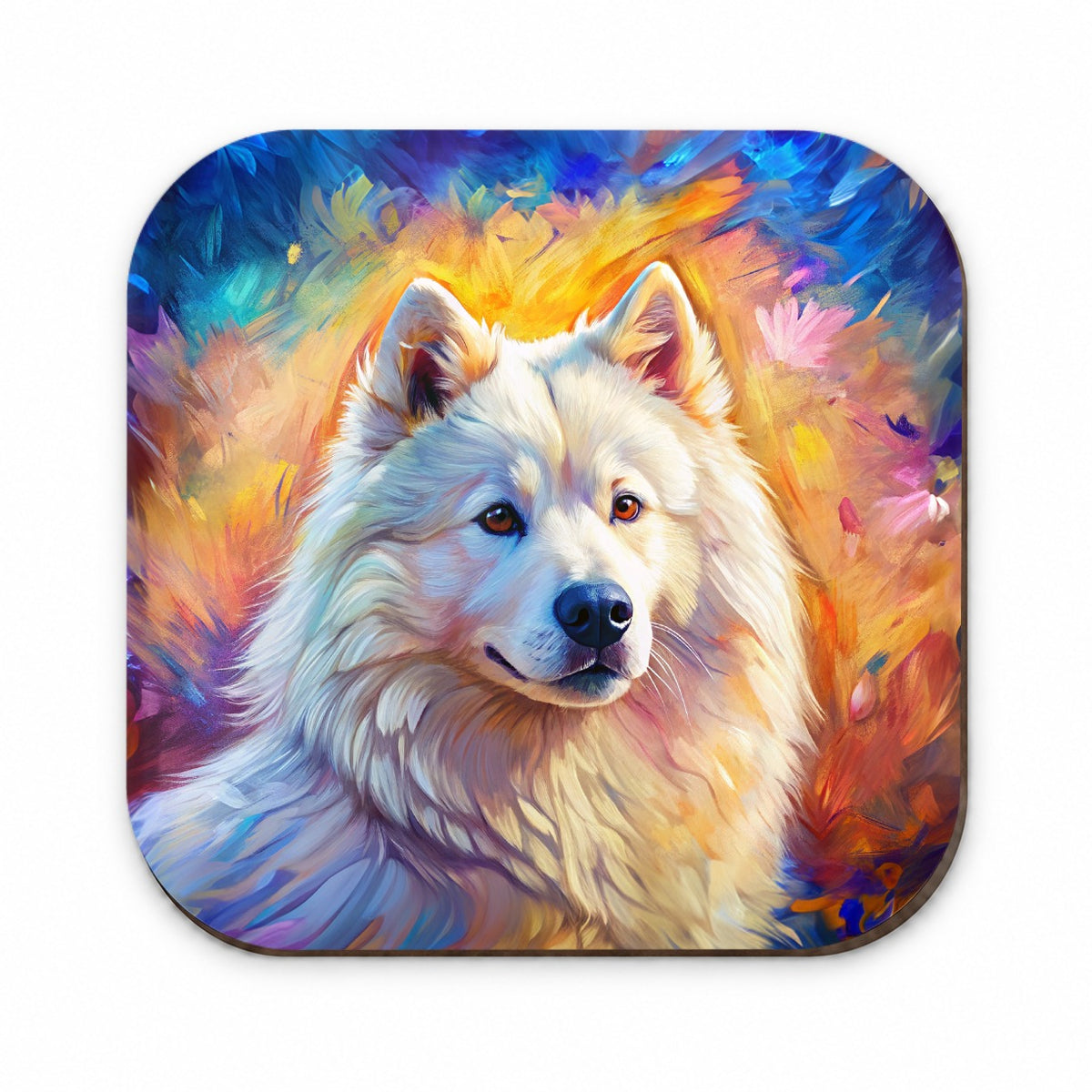 Samoyed Dog Expressionism Art Fridge Magnet
