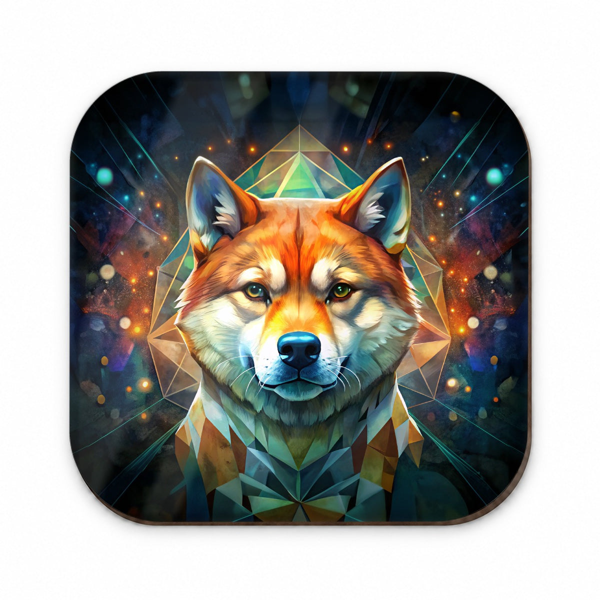 Shiba Inu Dog Abstract Art Fridge Magnet