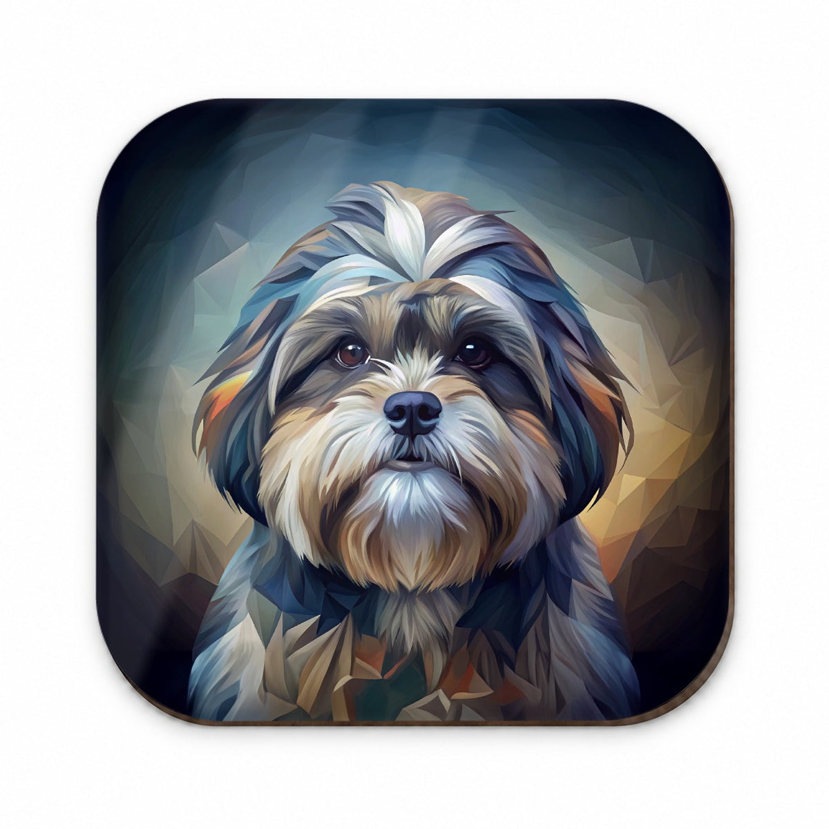 Shih Tzu Dog Abstract Stylized Art Fridge Magnet