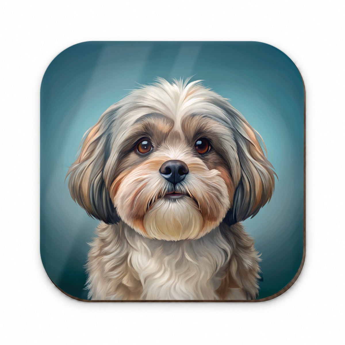 Shih Tzu Dog Illustration Fridge Magnet