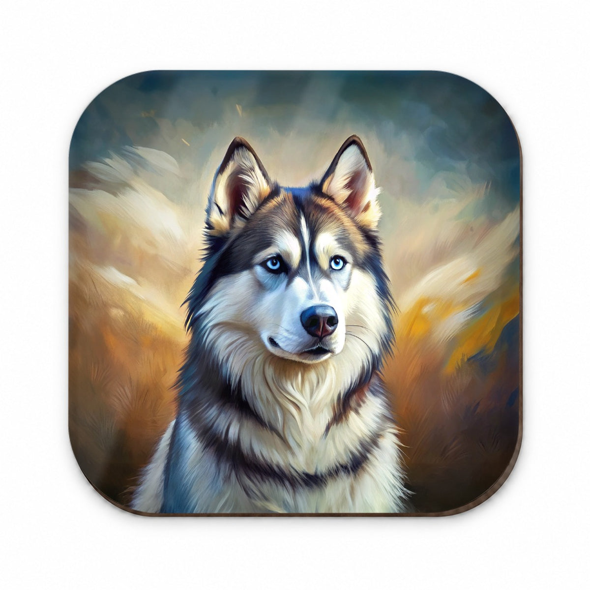 Siberian Husky Dog Expressionism Art Fridge Magnet