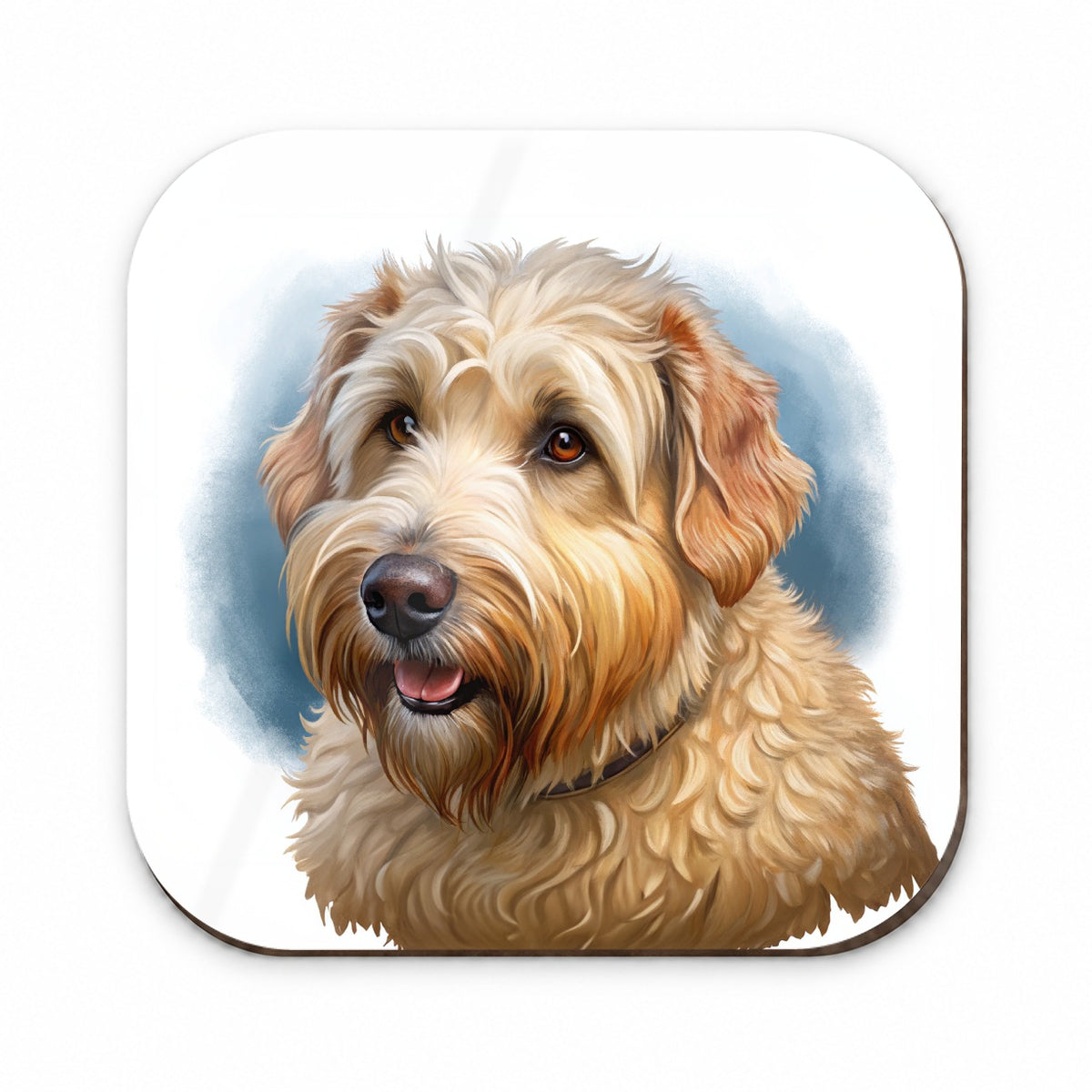 Soft Coated Wheaten Terrier Dog Illustration Fridge Magnet