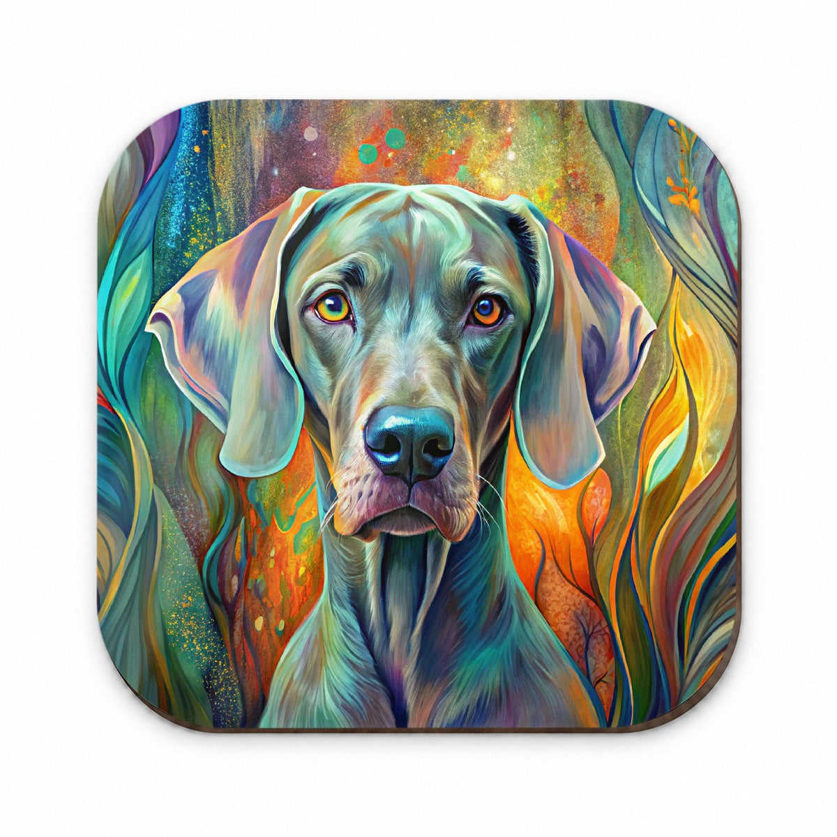 Weimaraner Dog Abstract Art Fridge Magnet