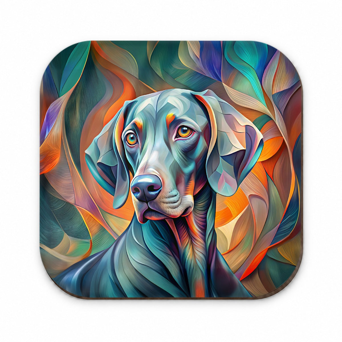 Weimaraner Dog Abstract Stylized Art Fridge Magnet