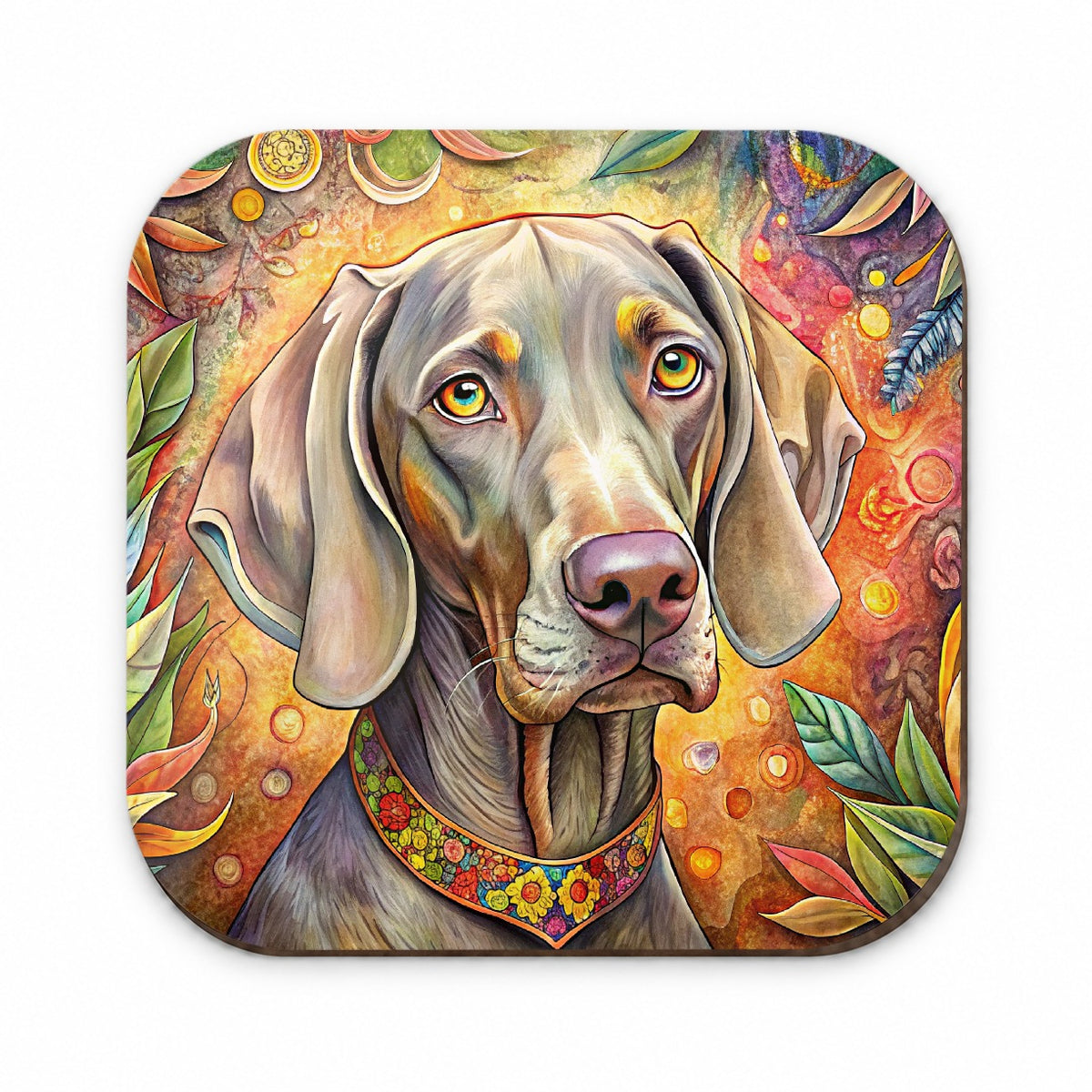 Weimaraner Dog Bohemian Art Fridge Magnet