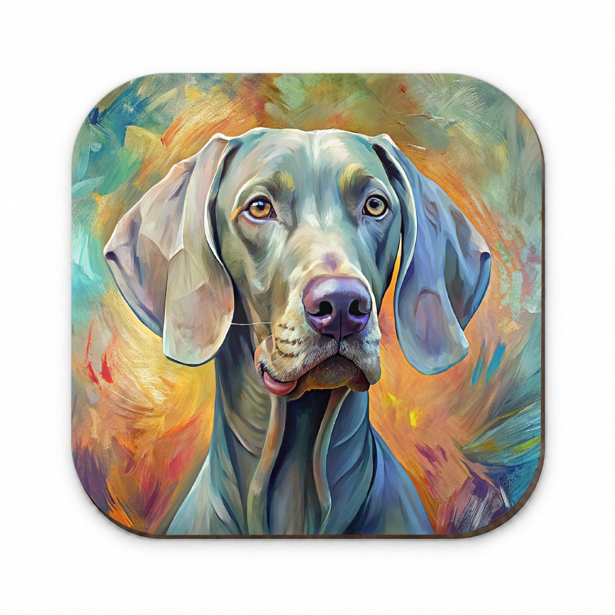 Weimaraner Dog Expressionism Art Fridge Magnet