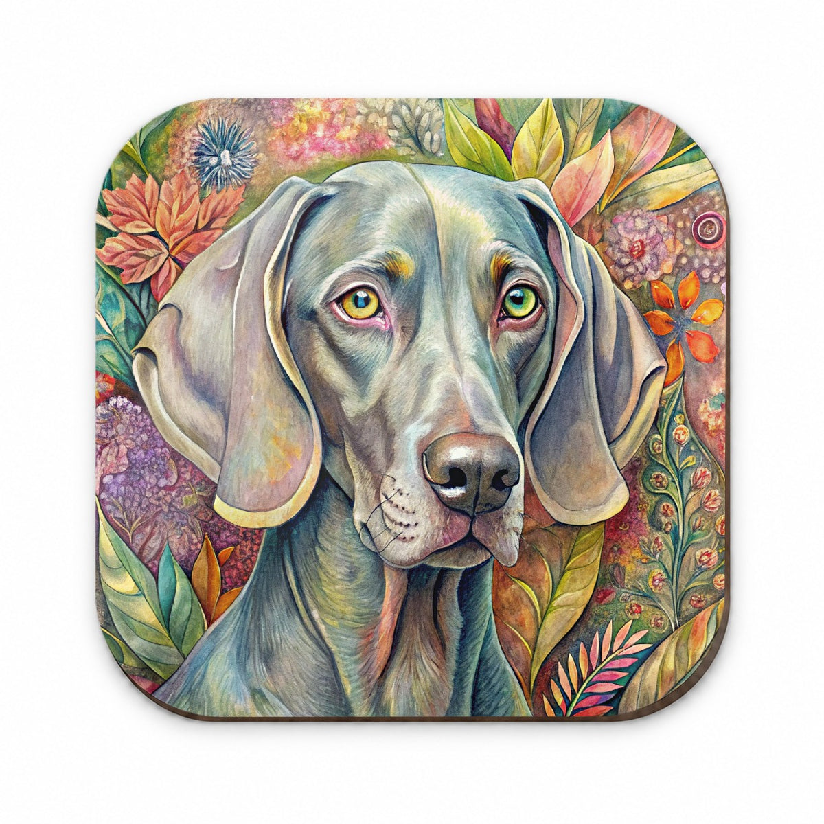 Weimaraner Dog French Bohemian Art Fridge Magnet