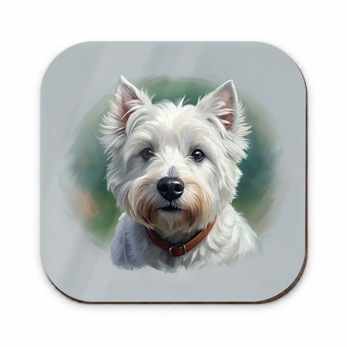 West Highland White Terrier Westie Dog Illustration Fridge Magnet
