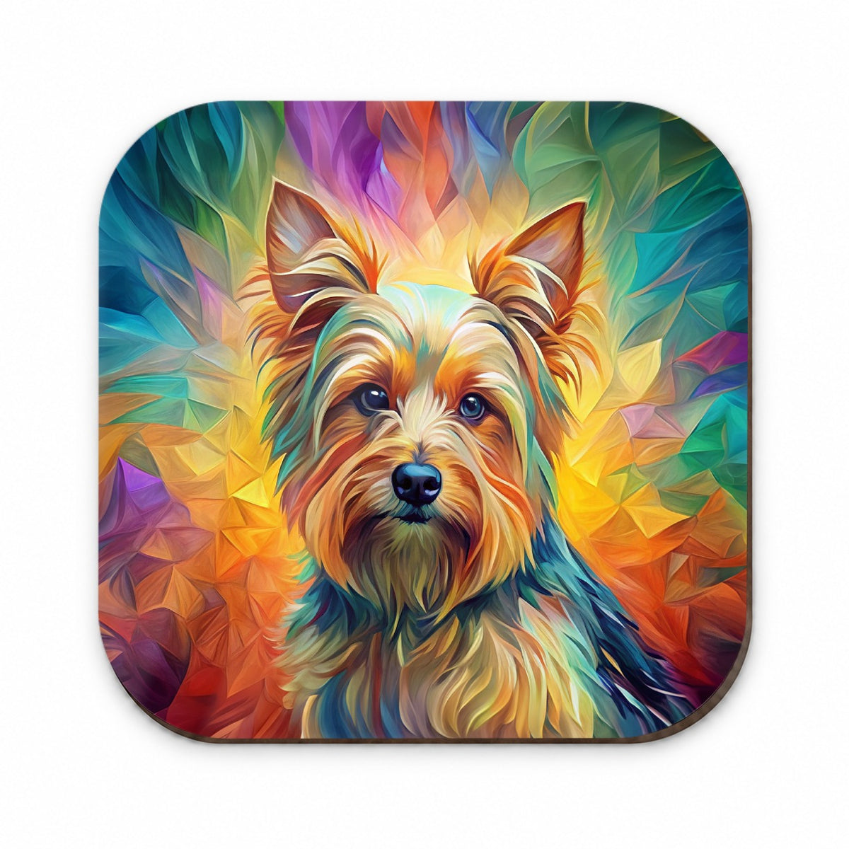 Yorkshire Terrier Yorkie Dog Abstract Art Fridge Magnet