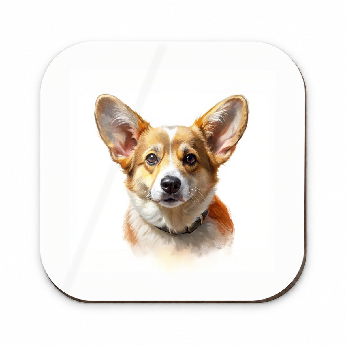 Corgi Cute Face Illustration Fridge Magnet