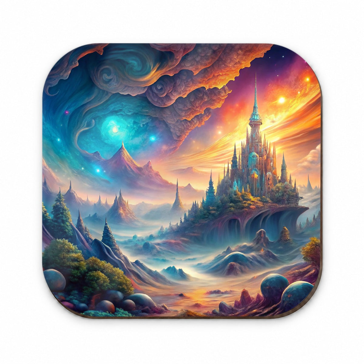 Fantasy World Abstract Art Fridge Magnet