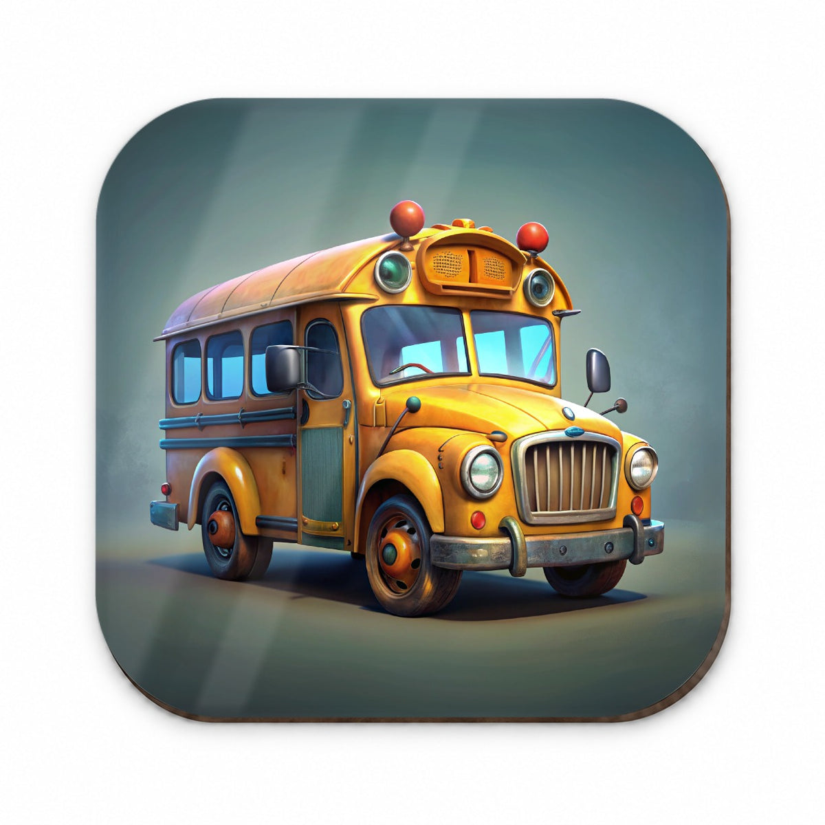 Funny School Short Bus Fridge Magnet