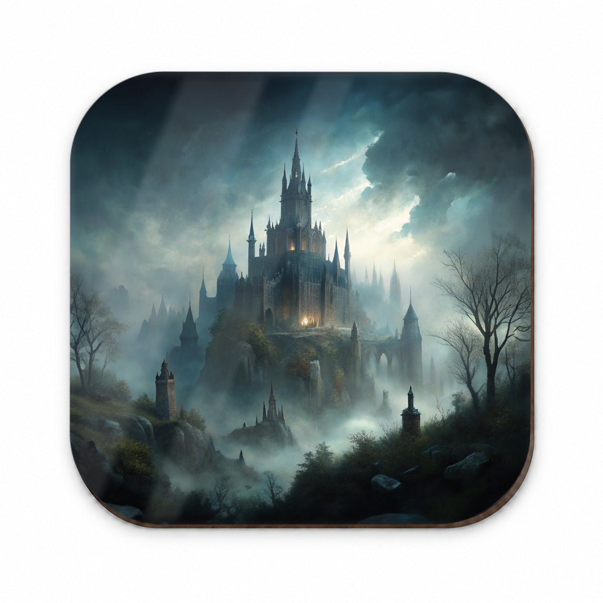Gothic Horror Castle Fridge Magnet