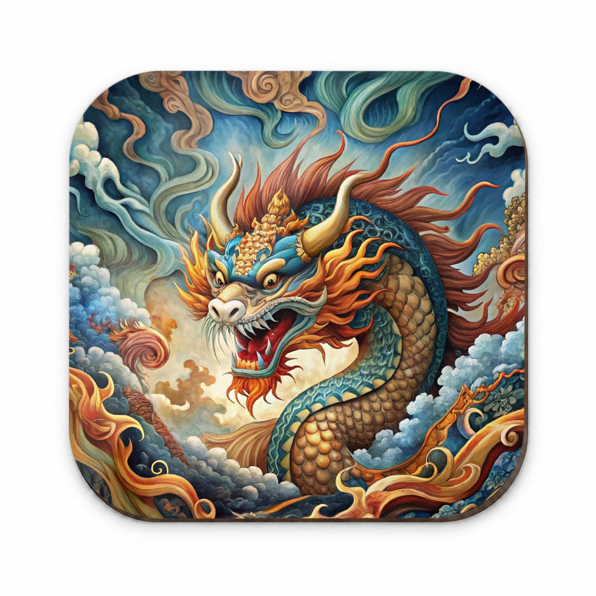 Japanese Asian Spirit Dragon Art Fridge Magnet