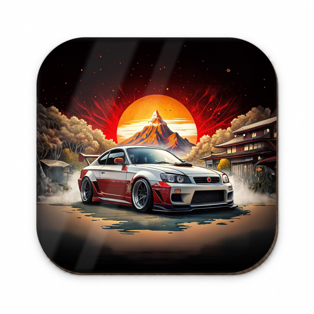 Japanese JDM Tuner Car Art Fridge Magnet