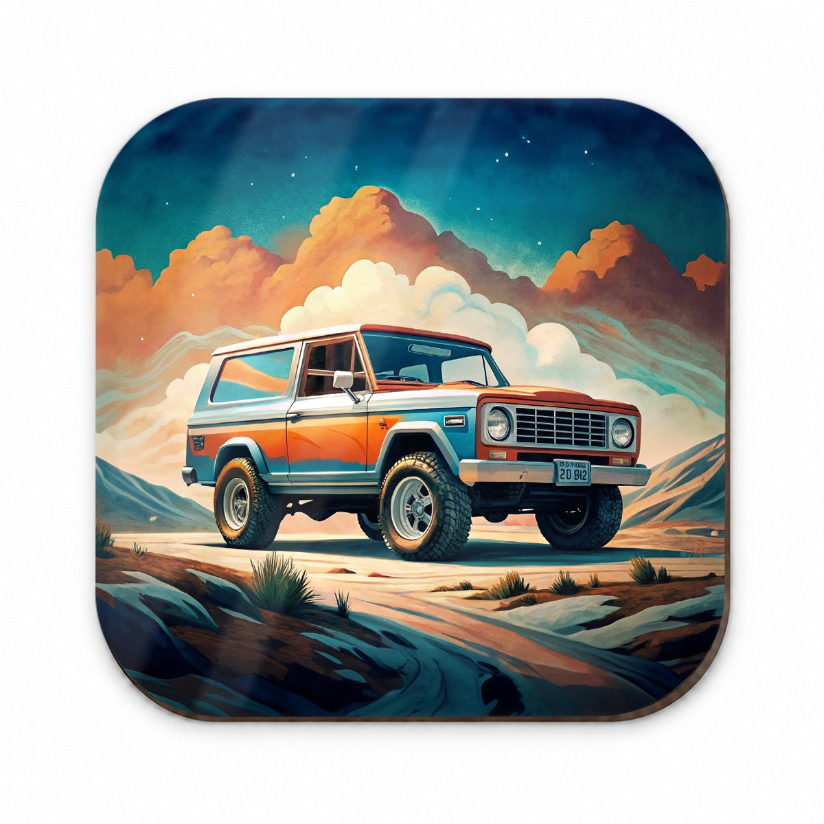Retro Classic Off-Road Truck Art Fridge Magnet