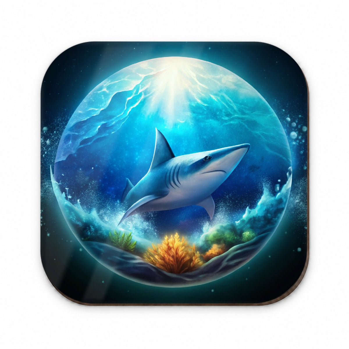 Shark Ocean Bubble Fridge Magnet